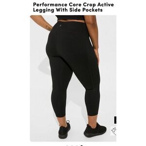 4 X Torrid Leggings Womens Size 5 Active Yoga - All Black, 1 Shorter, Pockets